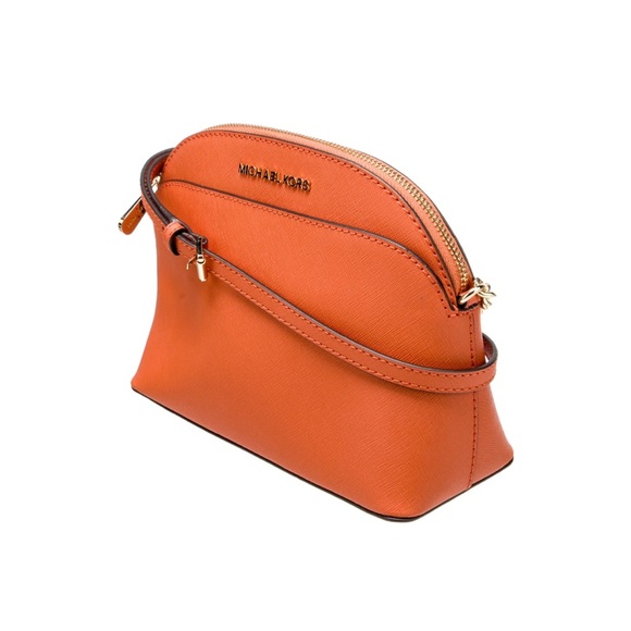 Saffiano Leather Chain-Link Crossbody Bag - Picture 5 of 11